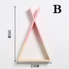 Nordic Wooden Trigon Shelf