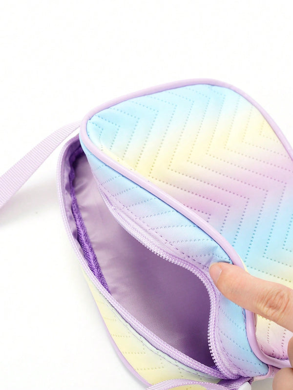 Girls Ombre Quilted PU Bag