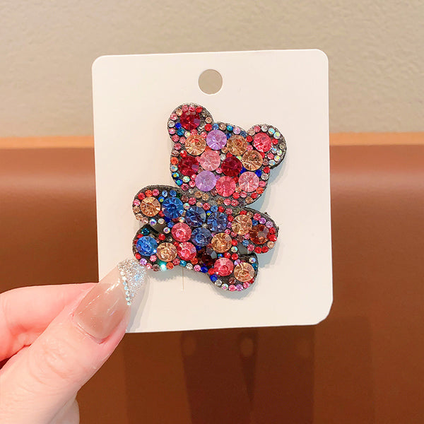 Cute Bear Hair Clips for Girls