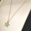 Pearl Shell Starfish Pendant Necklace
