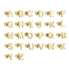 S925 Sterling Silver Letter Studs
