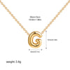 Bubble Letter Pendant Necklace