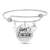 Jesus Bible Scripture Bangle Bracelet