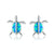 Cute Turtle Stud Earrings Girls