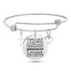 Jesus Bible Scripture Bangle Bracelet