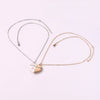 Mother Daughter Heart Pendant Necklace