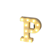 p Letter Lights