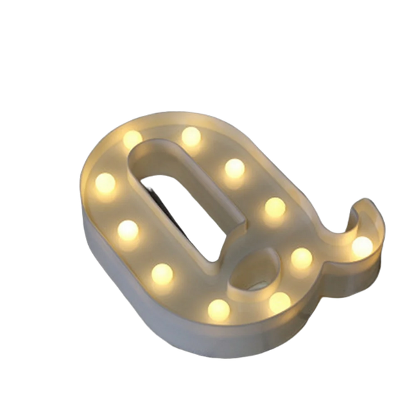 q Letter Lights