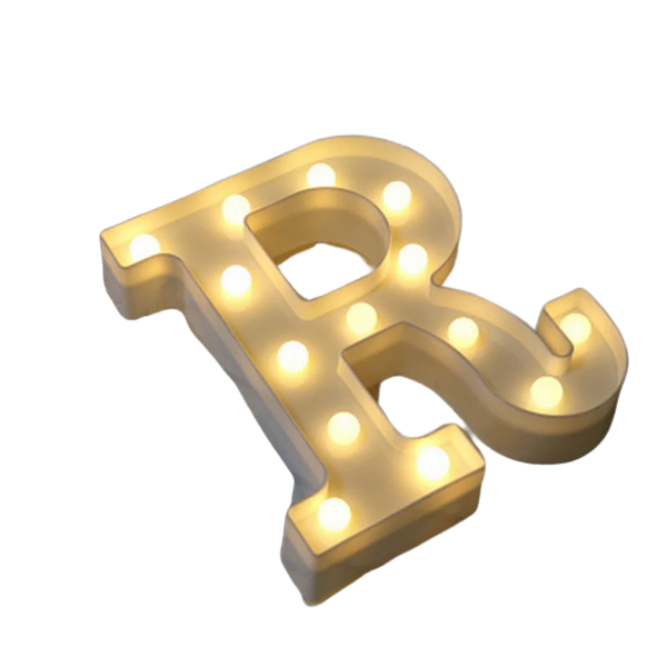 r Letter Lights