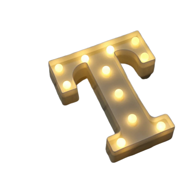 t Letter Lights