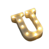 u Letter Lights
