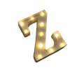 z Alphabet Letter Lights