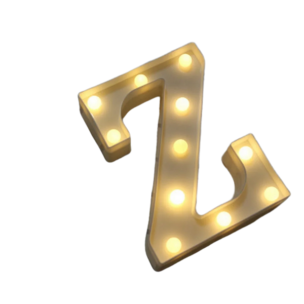 z Alphabet Letter Lights