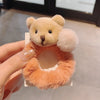 Little Bear Hairy Hair Rope Cute Girl Simple Hair Tie