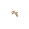 Beautiful Gold Plated Inlaid Butterfly Ring