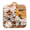 Children's Hair Accessories Handmade Bow Hair Band 5-piece Baby Nylon Headband Set