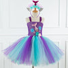 Girl's Mermaid Tutu Bottom Birthday Princess Dress