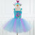 Girl's Mermaid Tutu Bottom Birthday Princess Dress