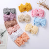 Solid Color Bow Baby Headband