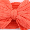 Solid Color Bow Baby Headband