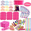 120pcs Spa Party Favors Birthday Party Supplies Girls Crown Hair Fringe Stickers Christmas Gifts Guests Gift