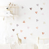 36pcs Heart Shape Trendy Boho Style Wall Stickers Bohemian Wall Decals for Living Room Bedroom Nursery Room Kids Room Home Decor