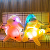 Cute Creative Luminous Plush 32cm Toy Dolphin Doll Glowing LED Light Animal Toys Colorful Doll Pillow Children's Lovely Gift