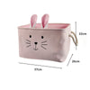 Laundry Basket Organizer Pink Toys Organizer Case For Girls Room Dirty Clothes Container Home Storage Sundries Folding Bag