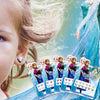 Disney girls Frozen elsaAnna 3D earrings and nail stickers