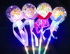 10PCS Fairy Stick Wave Ball Magic Stick Sparkling Ball Push Small Gift Children's Glow Toy Party Supplies Favors