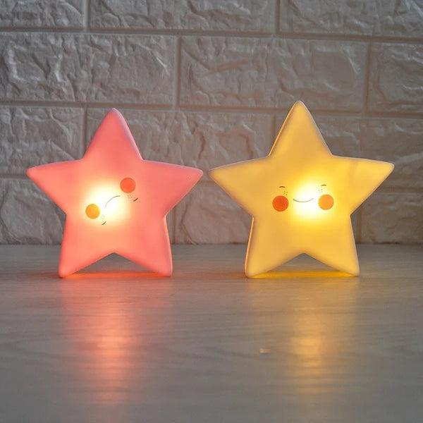 Led Night Light Baby Room Decoration Bed Stars Moon Clouds Toy Bedroom Decoration Modeling Light Baby Children's Toy Gift