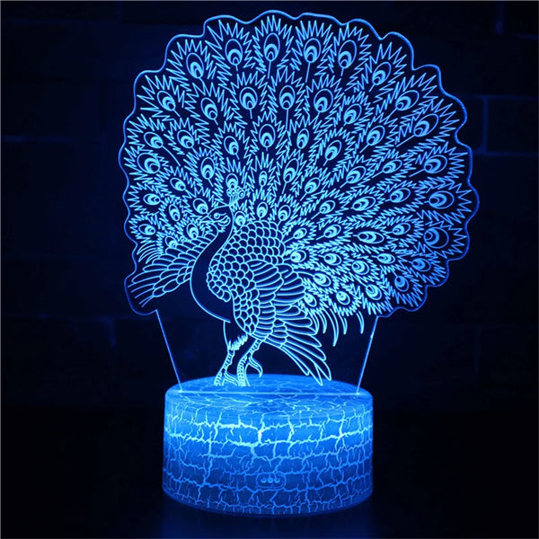 Peacock Night Light