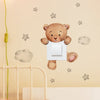 Cartoon Bear Star Switch Sticker