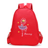 Personalized Embroidery Ballerina Bag,Custom Your Text Nylon Dance Backpack Bag for Girls,Simple& Large-capacity Children's Bag