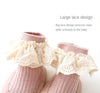 Autumn Winter Baby Girls Socks Newborn Baby Bowknot Socks Infant Baby Socks Anti Slip Soft Cotton Floor Sock Shoes