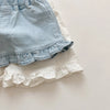 New Summer Kids Girls Ruffle Shorts