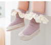 Autumn Winter Baby Girls Socks Newborn Baby Bowknot Socks Infant Baby Socks Anti Slip Soft Cotton Floor Sock Shoes