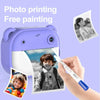 Children Digital Camera Instant Print for Kids Thermal Print Camera Instant Photo Printing Camera Video Toys+32G Memory Card