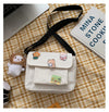 Cute Small Canvas Bag with Pendants