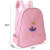 Personalized Embroidery Ballerina Bag,Custom Your Text Nylon Dance Backpack Bag for Girls,Simple& Large-capacity Children's Bag