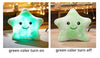 Stuffed Soft Star LED Light Pillow Glowing Soft Plush Kid Toy Birthday Gift Home Decor