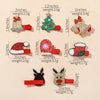 8pcs Christmas Hair Clip Set Girls