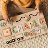 Montessori Personalized Wooden Puzzle Baby Custom First Name Puzzle Customization Letter Board Gift Child Jigsaw Educational Toy