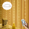 Curtain Garland Led String Lights Bedroom Room Decor lights Festival Christmas Decoration 8 Modes Usb Remote Control Decorative Room Lights For Home