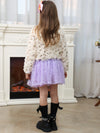 Girls lavender Sequin Tutu Tulle Skirt