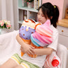 Realistic Ice Cream Plush Toy Soft Stuffed Food Simulation Delicious Dessert Plushie Throw Pillow Sofa Cushion Home Decor