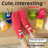 Cozy Fashion Fluffy Room Floor Slipper Fuzzy 3D Cartoon Funny Mink Socks