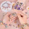 Girls Creative DIY Beads Set Bracelet Making Kit Jewelry Kids Toys for Girls Arts Beauty Fashion Crafts Princess Jewelry