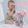 Newest Hide-and-seek Elephant Plush Toy Baby Hide-and-seek Game Toy Singing Interactive Musical Toys Gifts