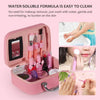 Children Makeup Set Girls Play House Cosmetic Simulation Toys Lipstick Nail Polish Makeup Handbag Educational Toys Birthday Gift